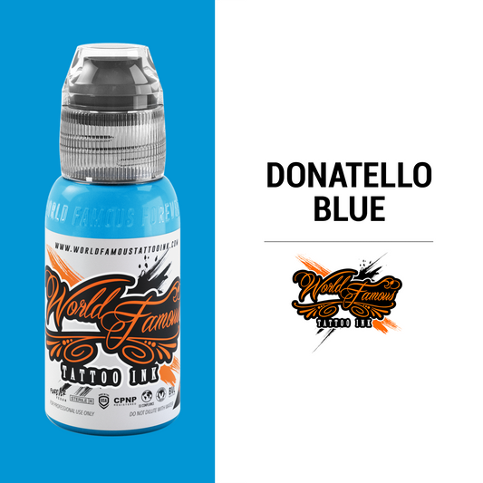 Donatello Blue | World Famous Tattoo Ink - Darklab Tattoo Supplies Donatello Blue | World Famous Tattoo Ink