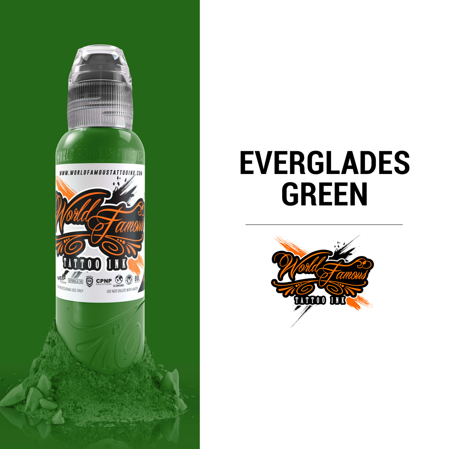 Everglades Green | World Famous Tattoo Ink - Darklab Tattoo Supplies