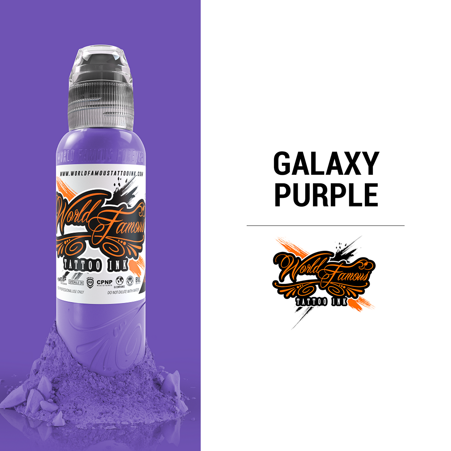 Galaxy Purple | World Famous Tattoo Ink - Darklab Tattoo Supplies