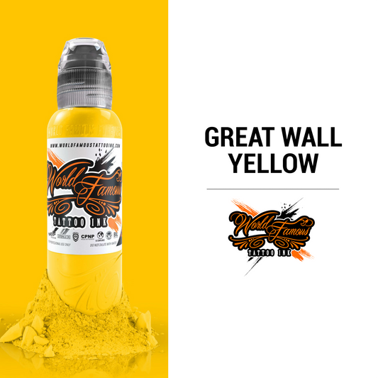 Great Wall Yellow | World Famous Tattoo Ink