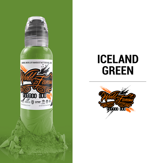 Iceland Green | World Famous Tattoo Ink Iceland Green | World Famous Tattoo Ink