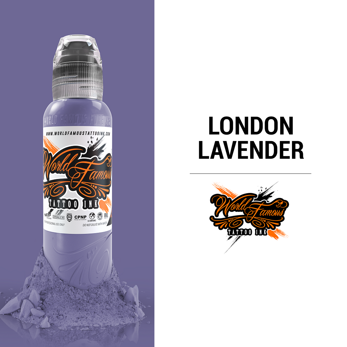London Lavender | World Famous Tattoo Ink - Darklab Tattoo Supplies