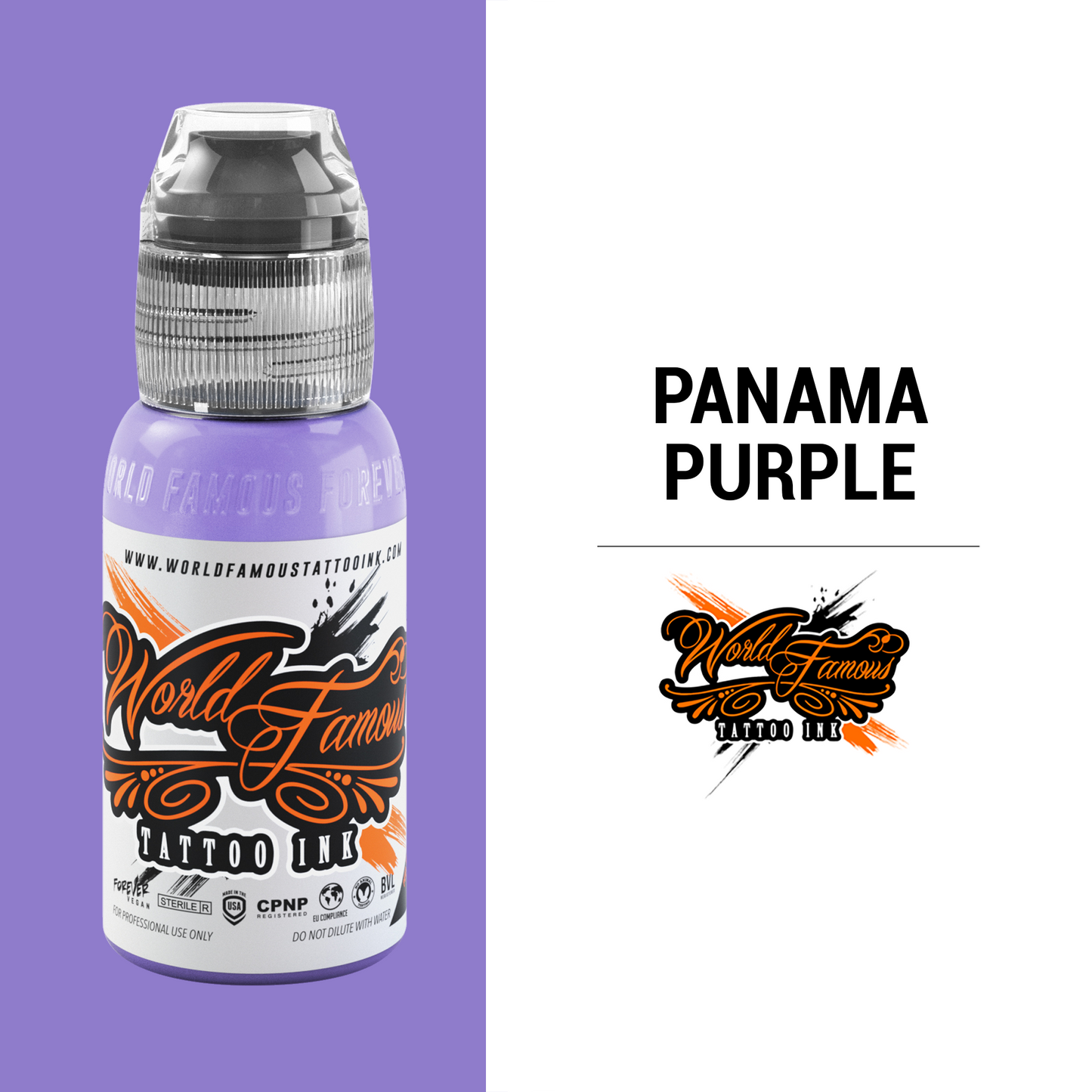 Panama Purple | World Famous Tattoo Ink - Darklab Tattoo Supplies