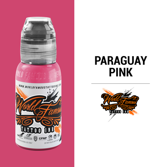 Paraguay Pink - 4oz | World Famous Tattoo Ink Paraguay Pink - 4oz | World Famous Tattoo Ink