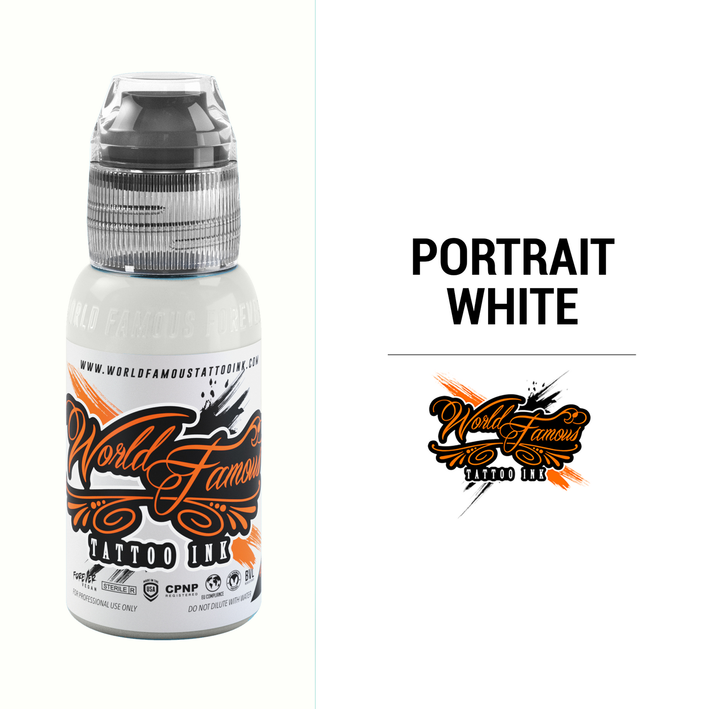 Portrait White | World Famous Tattoo Ink - Darklab Tattoo Supplies