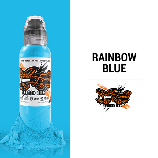 Rainbow Blue | World Famous Tattoo Ink - Darklab Tattoo Supplies Rainbow Blue | World Famous Tattoo Ink