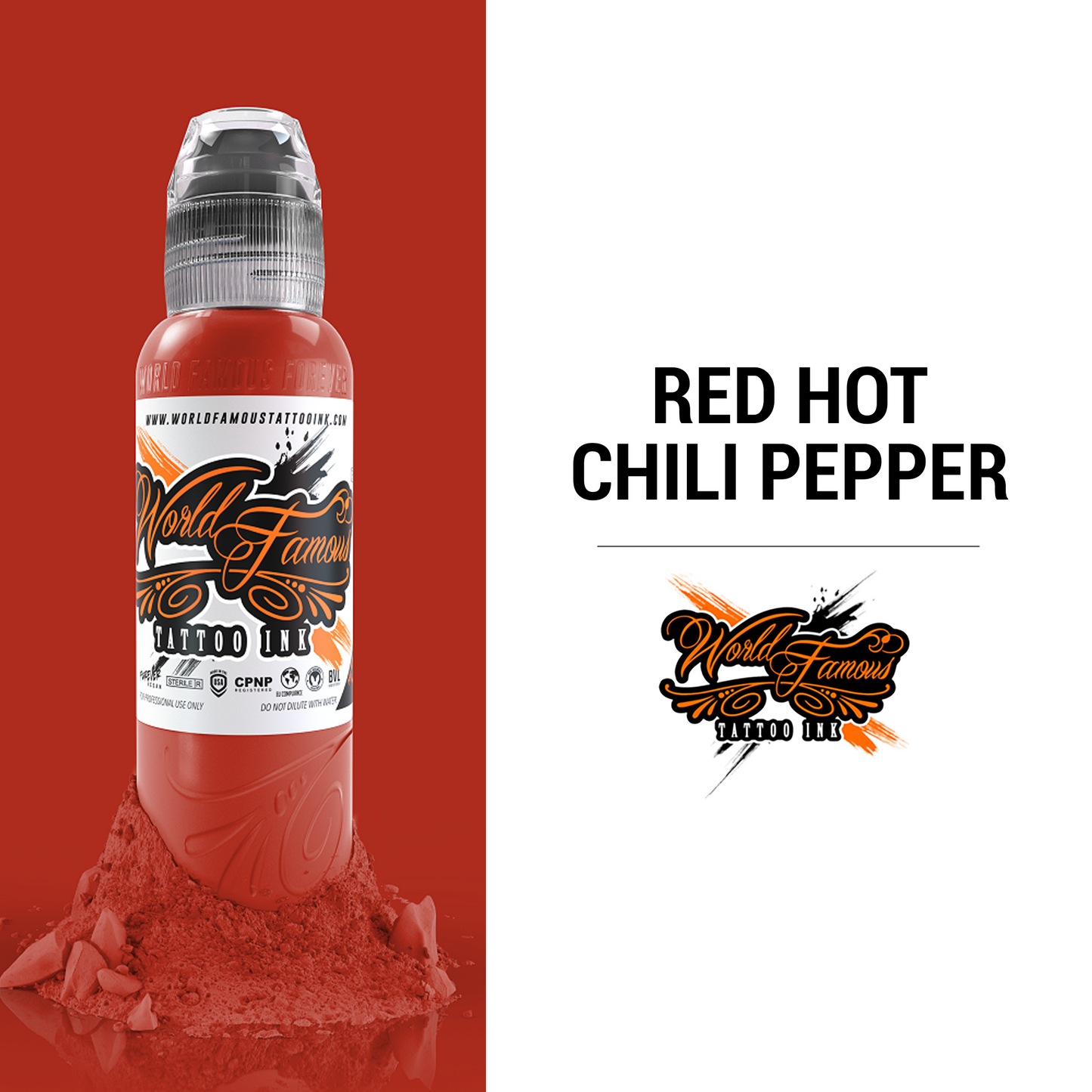 Red Hot Chili Pepper | World Famous Tattoo Ink - Darklab Tattoo Supplies