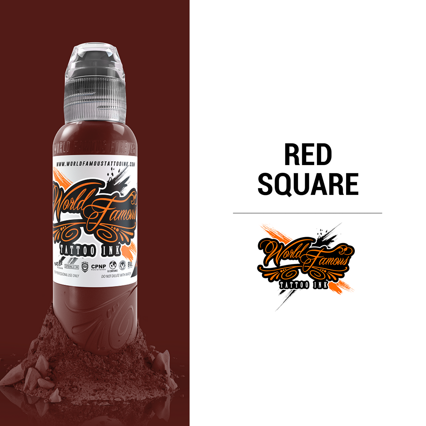 Red Square | World Famous Tattoo Ink - Darklab Tattoo Supplies