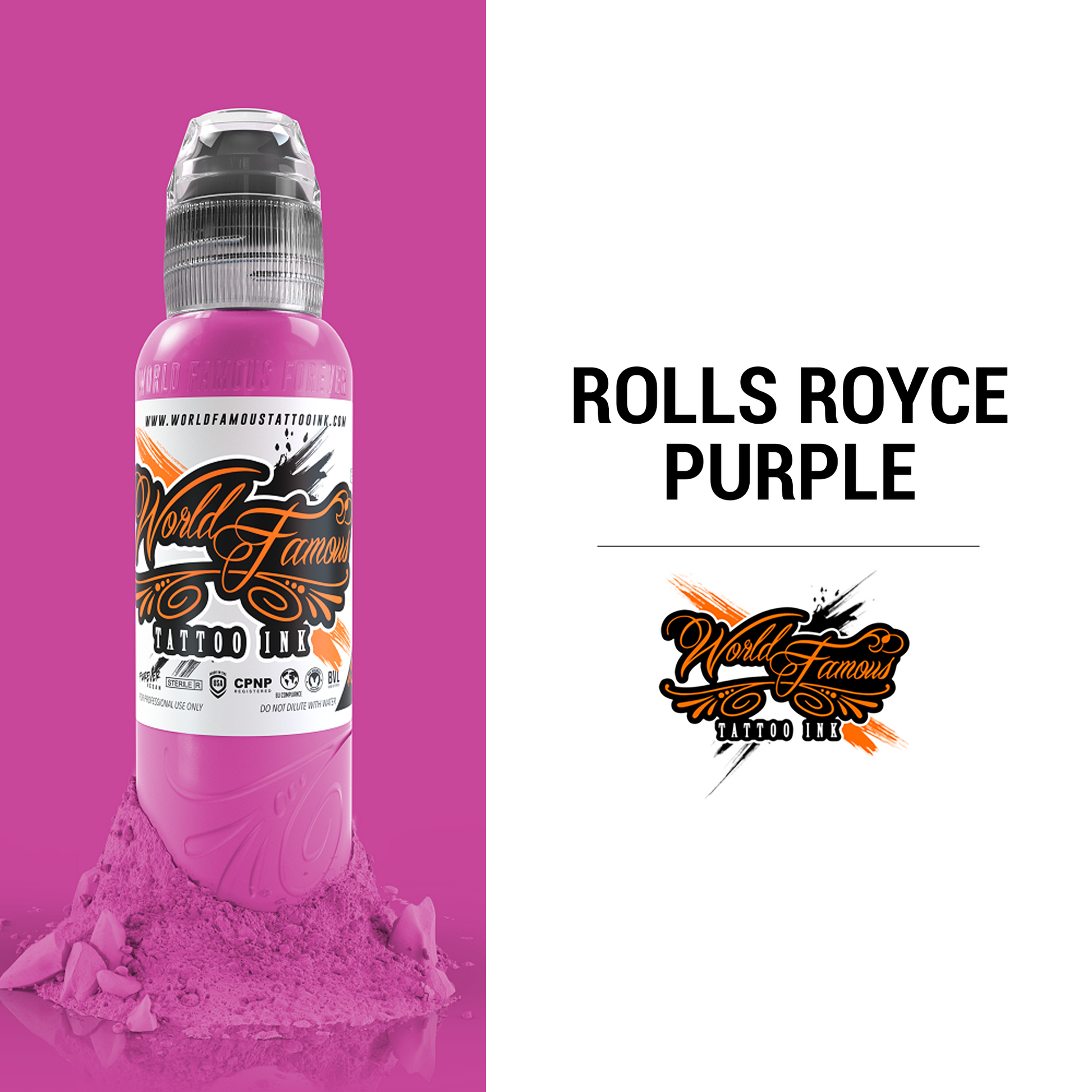 Rolls Royce Purple | World Famous Tattoo Ink - Darklab Tattoo SuppliesRolls Royce Purple | World Famous Tattoo Ink