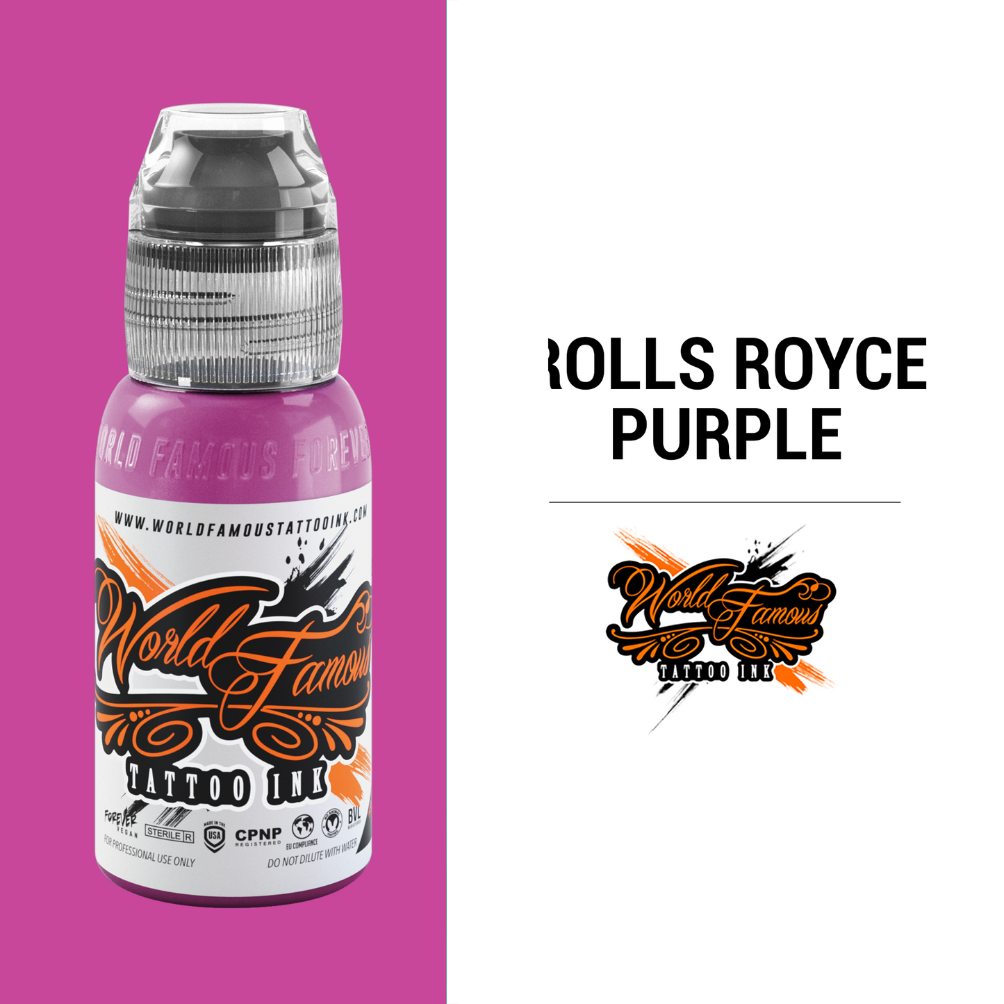 Rolls Royce Purple | World Famous Tattoo Ink - Darklab Tattoo Supplies