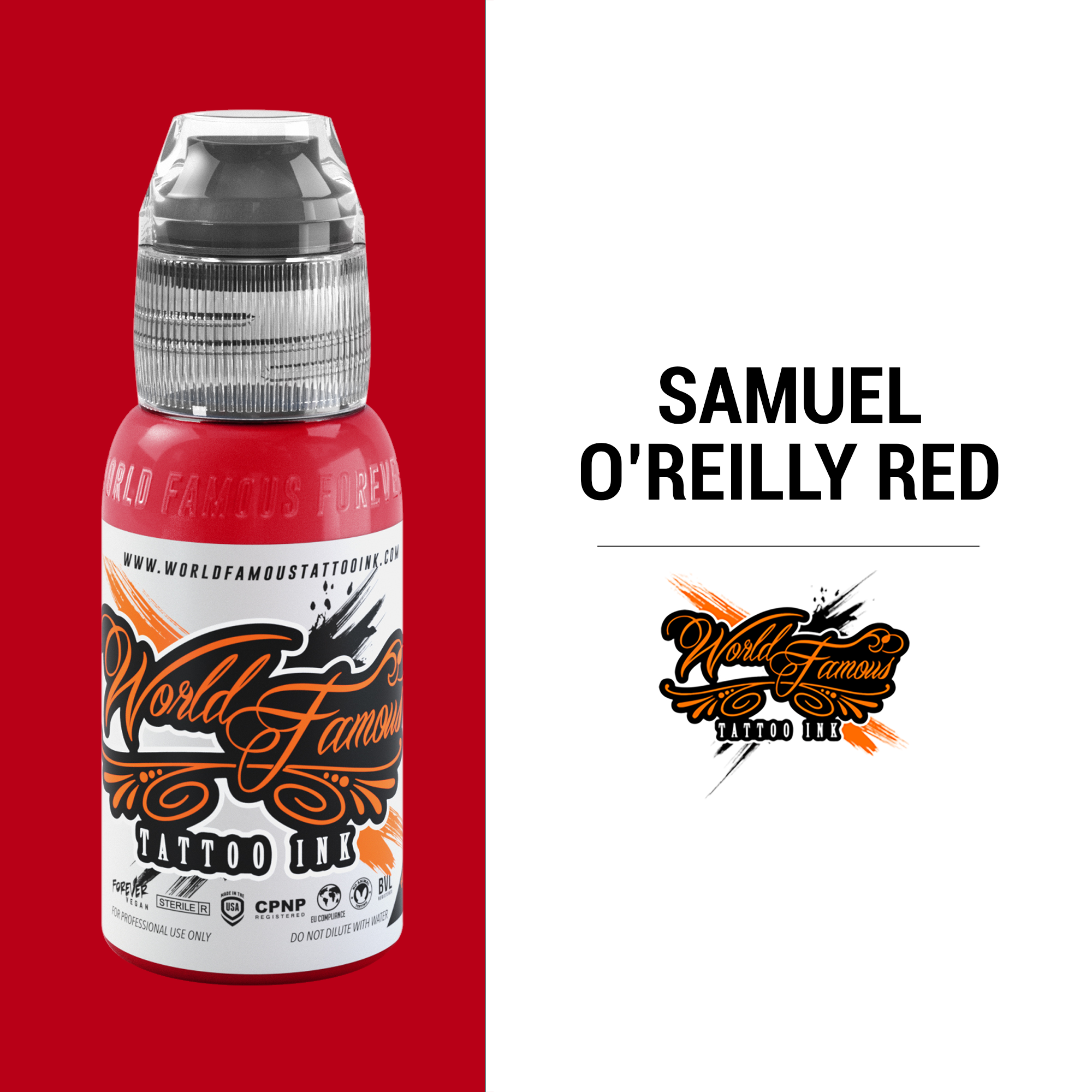 Samuel O'Reilly Red | World Famous Tattoo Ink – Darklab Tattoo