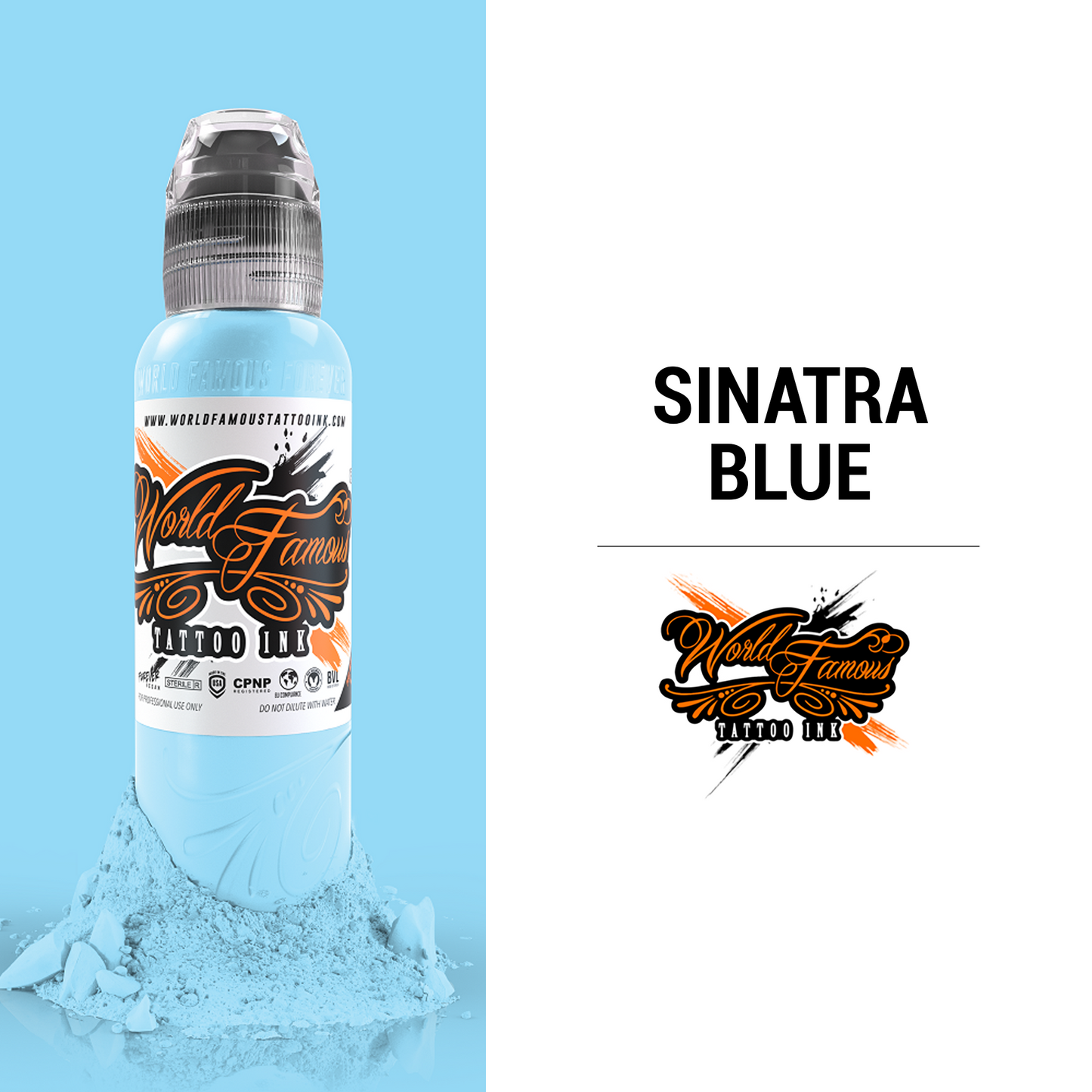 Sinatra Blue | World Famous Tattoo Ink - Darklab Tattoo Supplies