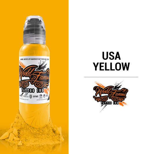 USA Yellow | World Famous Tattoo Ink