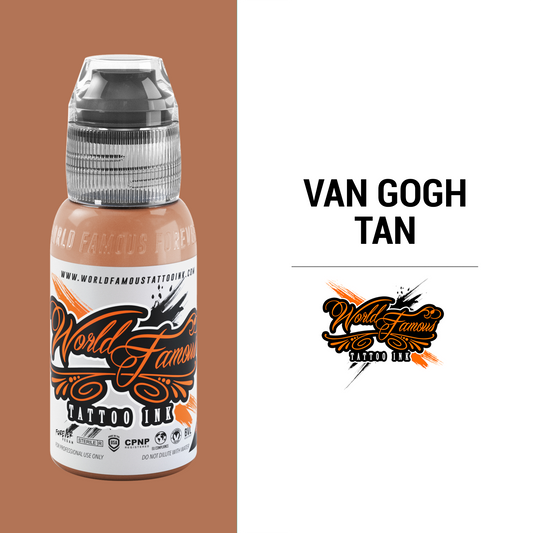Van Gogh Tan | World Famous Tattoo Ink - Darklab Tattoo Supplies Van Gogh Tan | World Famous Tattoo Ink