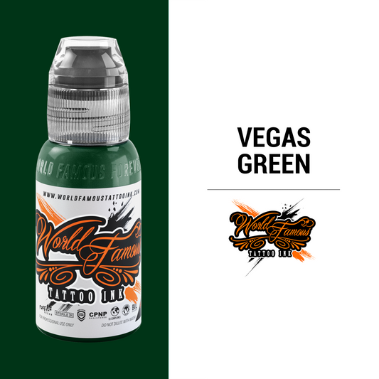 Vegas Green | World Famous Tattoo Ink - Darklab Tattoo Supplies Vegas Green | World Famous Tattoo Ink