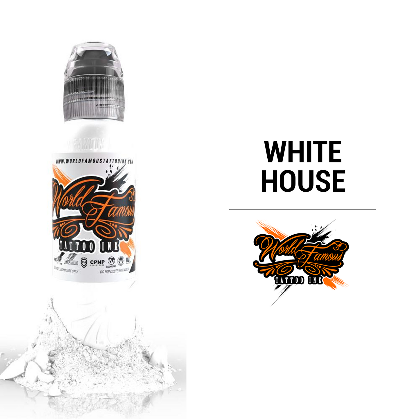 White House | World Famous Tattoo Ink - Darklab Tattoo Supplies