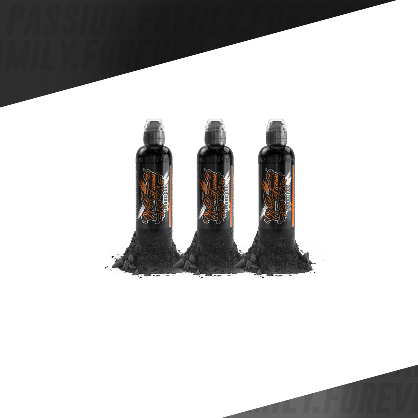 3 Bottle Greywash | World Famous Tattoo Ink