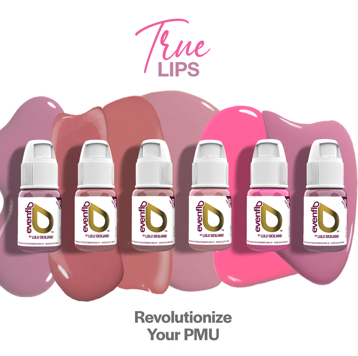 Evenflo True Lips Set of 6 - Darklab Tattoo Supplies
