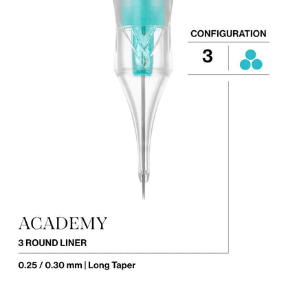 Vertix Academy Needle Cartridges — Box of 20 - Darklab Tattoo SuppliesVertix Academy Needle Cartridges — Box of 20