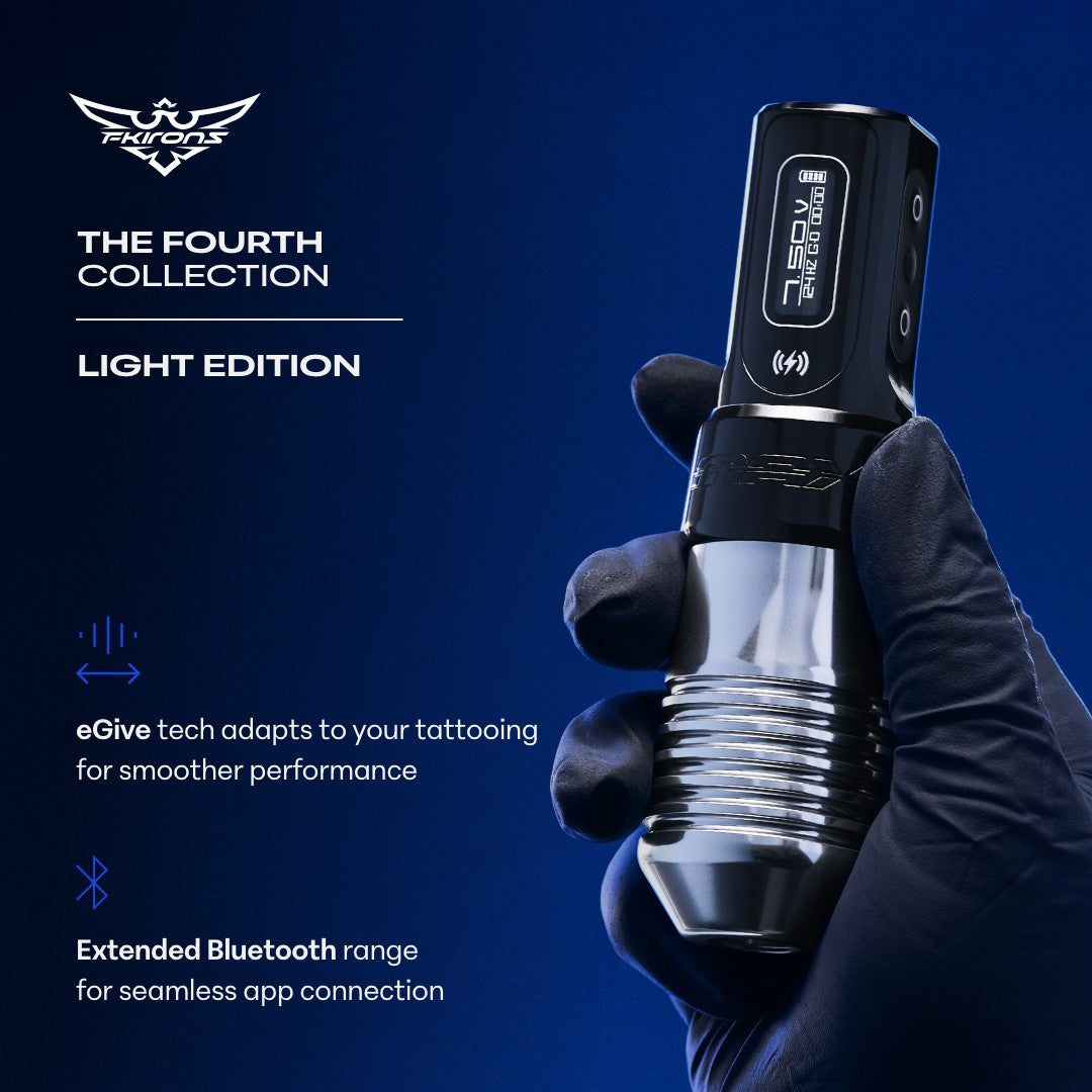 FK Irons Fourth Collection Flux Max Machine — Light Edition - Darklab Tattoo Supplies