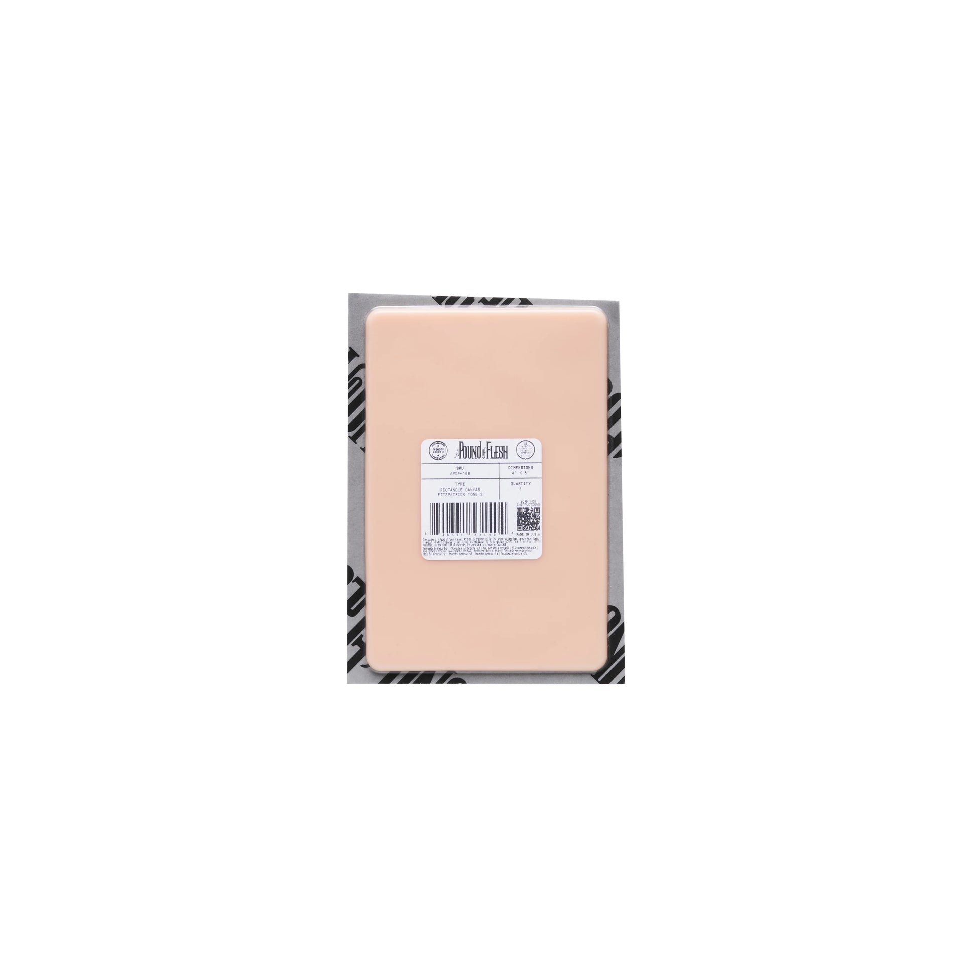 A Pound of Flesh Flat Canvas — 4" x 6"— Single or Pack