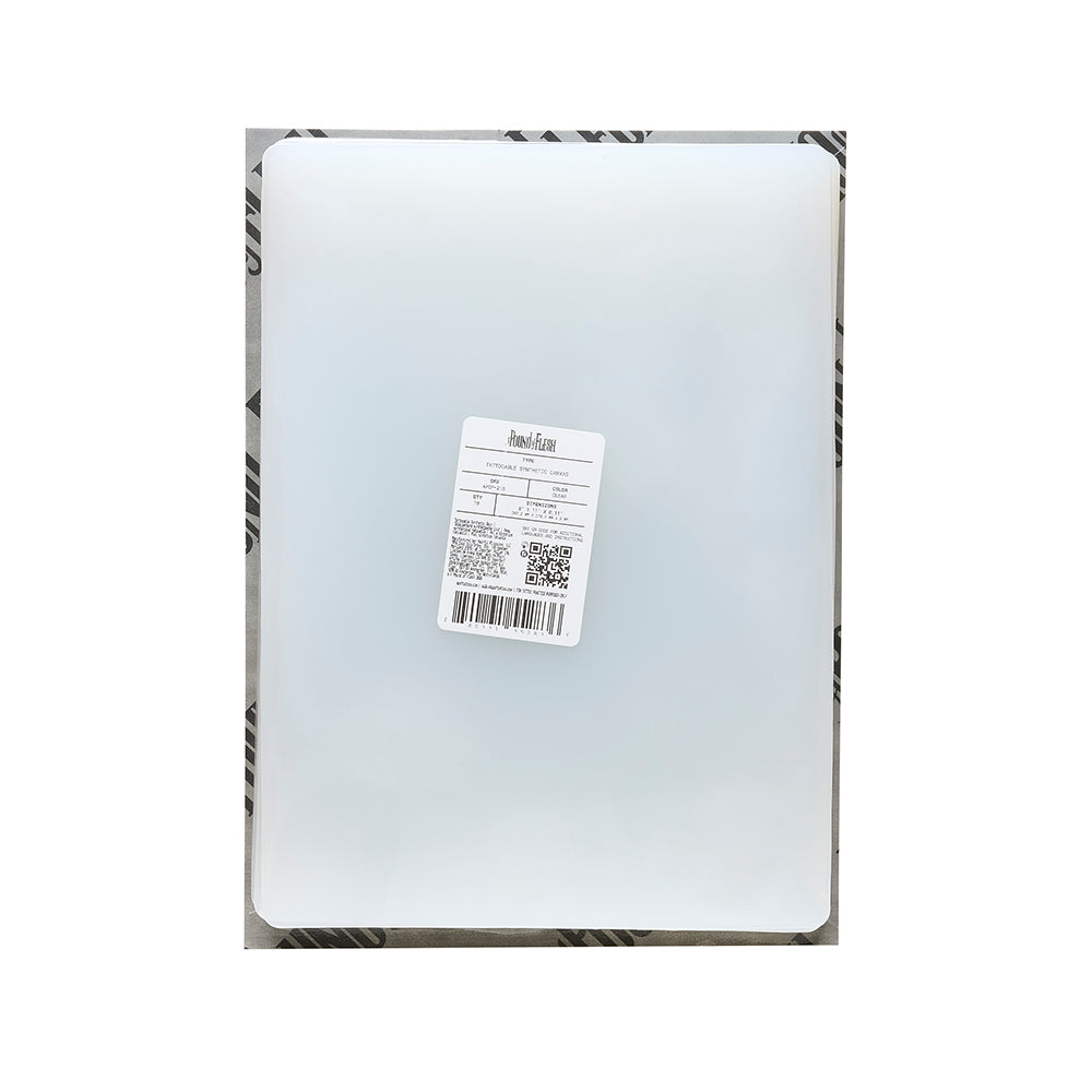 Flat Clear Canvas — Pick Size — Single or Pack