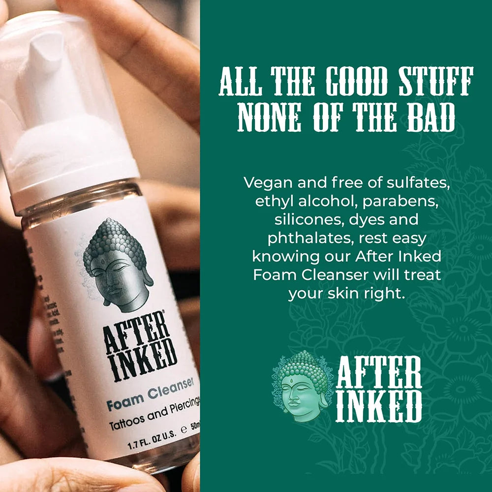After Inked Foam Cleanser — 1.7oz Bottles