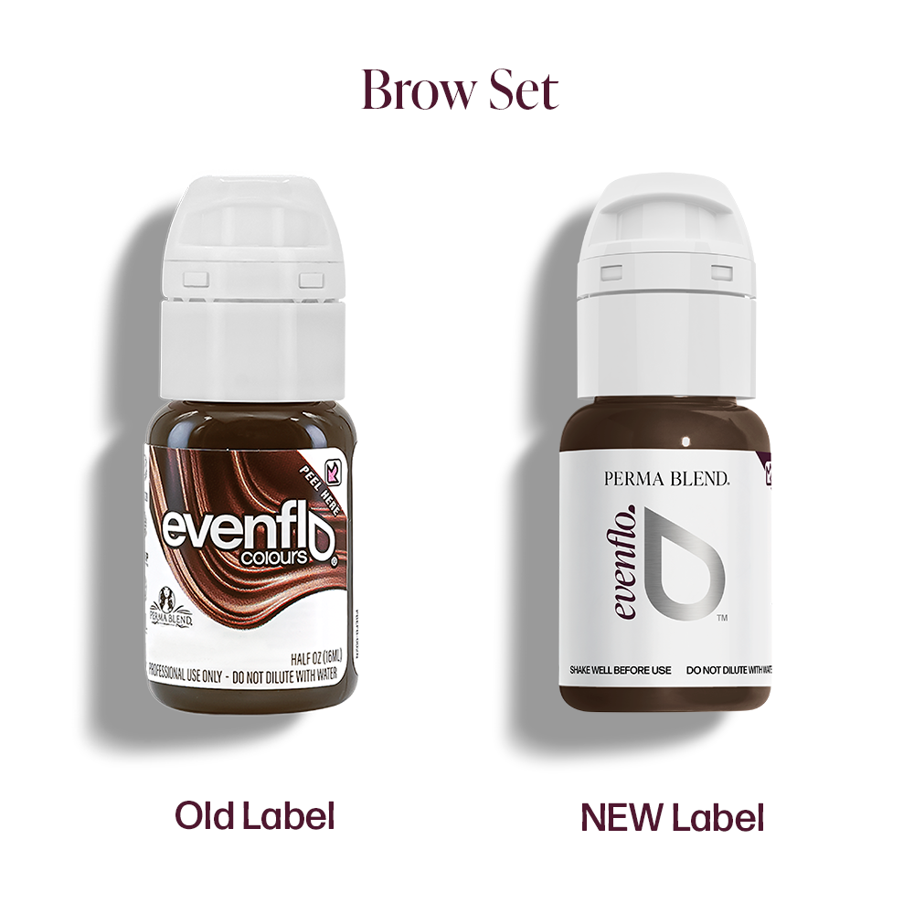 Evenflo Quatro Set - Darklab Tattoo SuppliesMocha Brow Evenflo Pigment