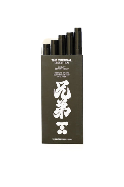 Kyōdai Firm-Tip Brush Pens — Pack of 5Kyōdai Firm-Tip Brush Pens — Pack of 5