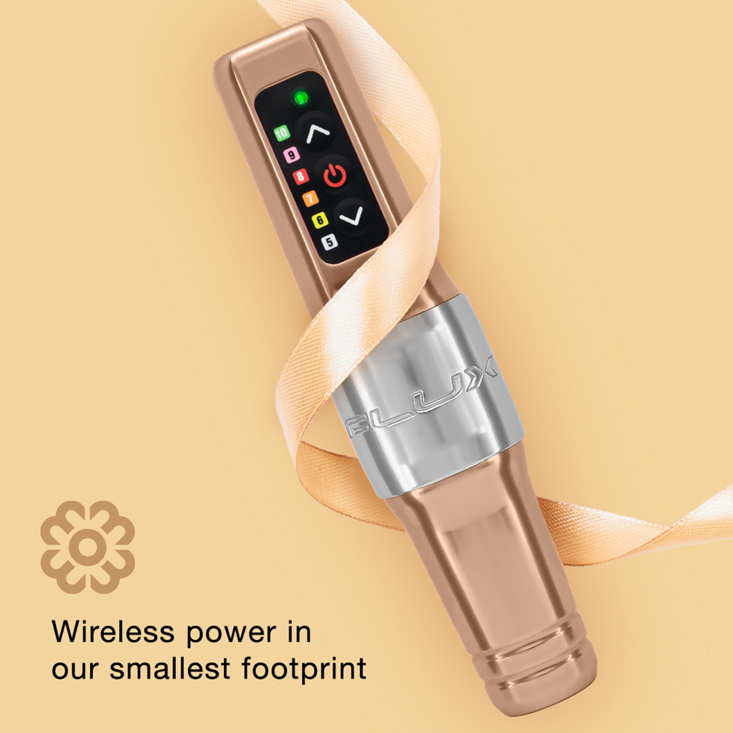Flux Mini Champagne Gold 3.0 with Extra Battery