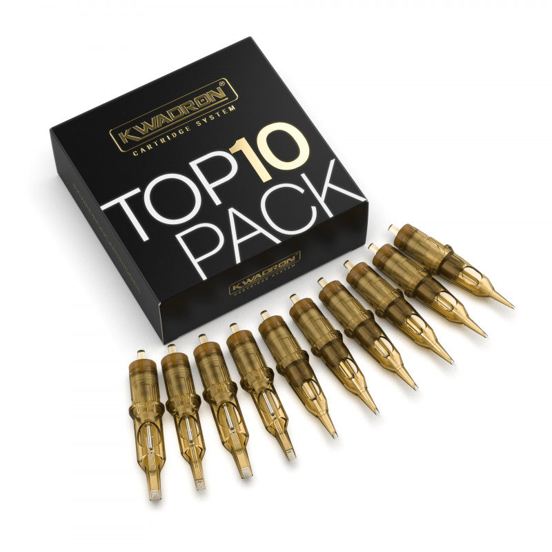 Kwadron Top 10 Pack of Cartridges - Darklab Tattoo Supplies