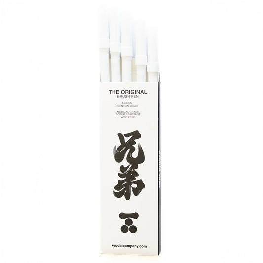 Kyōdai Soft-Tip Brush Pens — Pack of 5 Gentian Violet Kyōdai Soft-Tip Brush Pens — Pack of 5