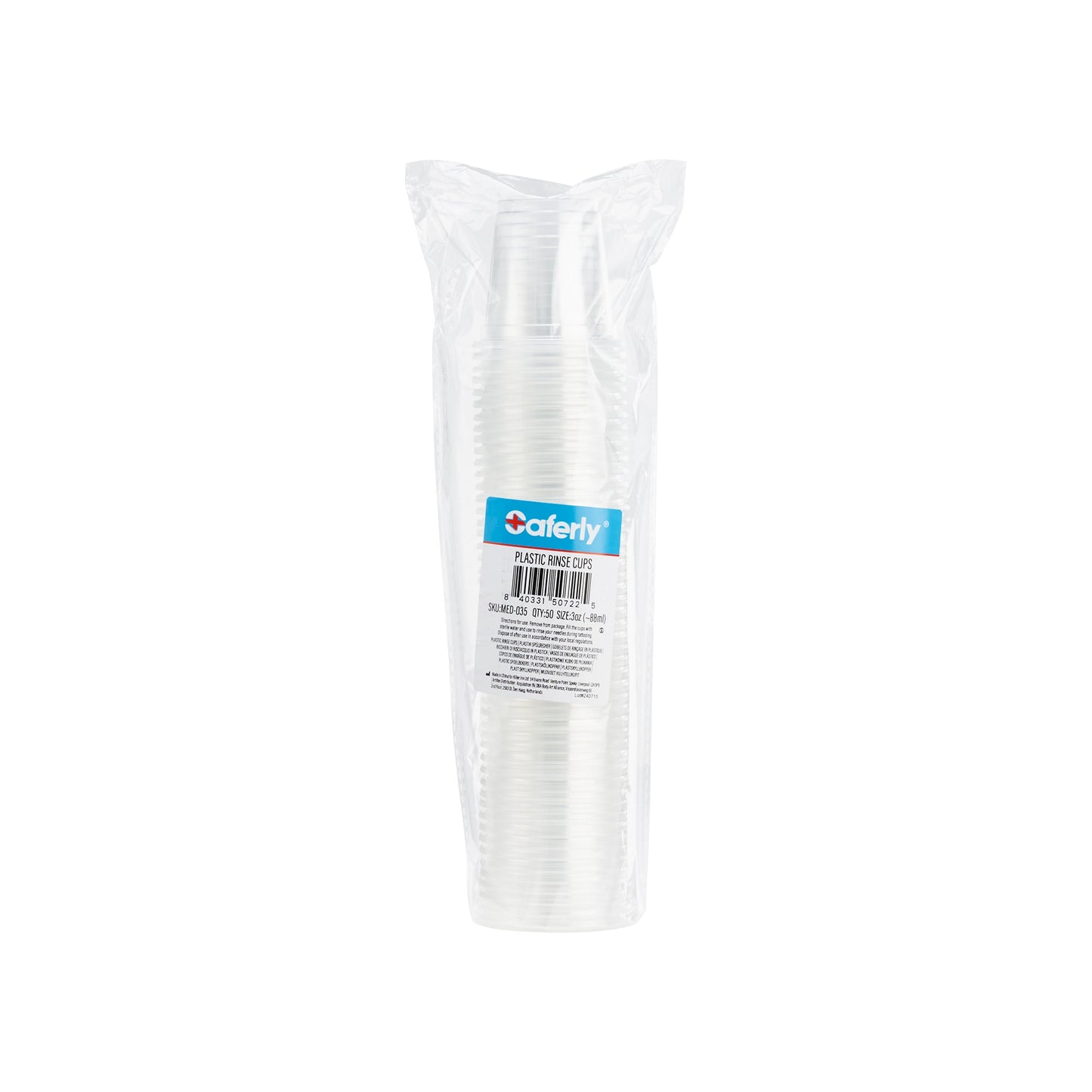 Saferly Disposable Plastic Rinse Cups – Pick Size