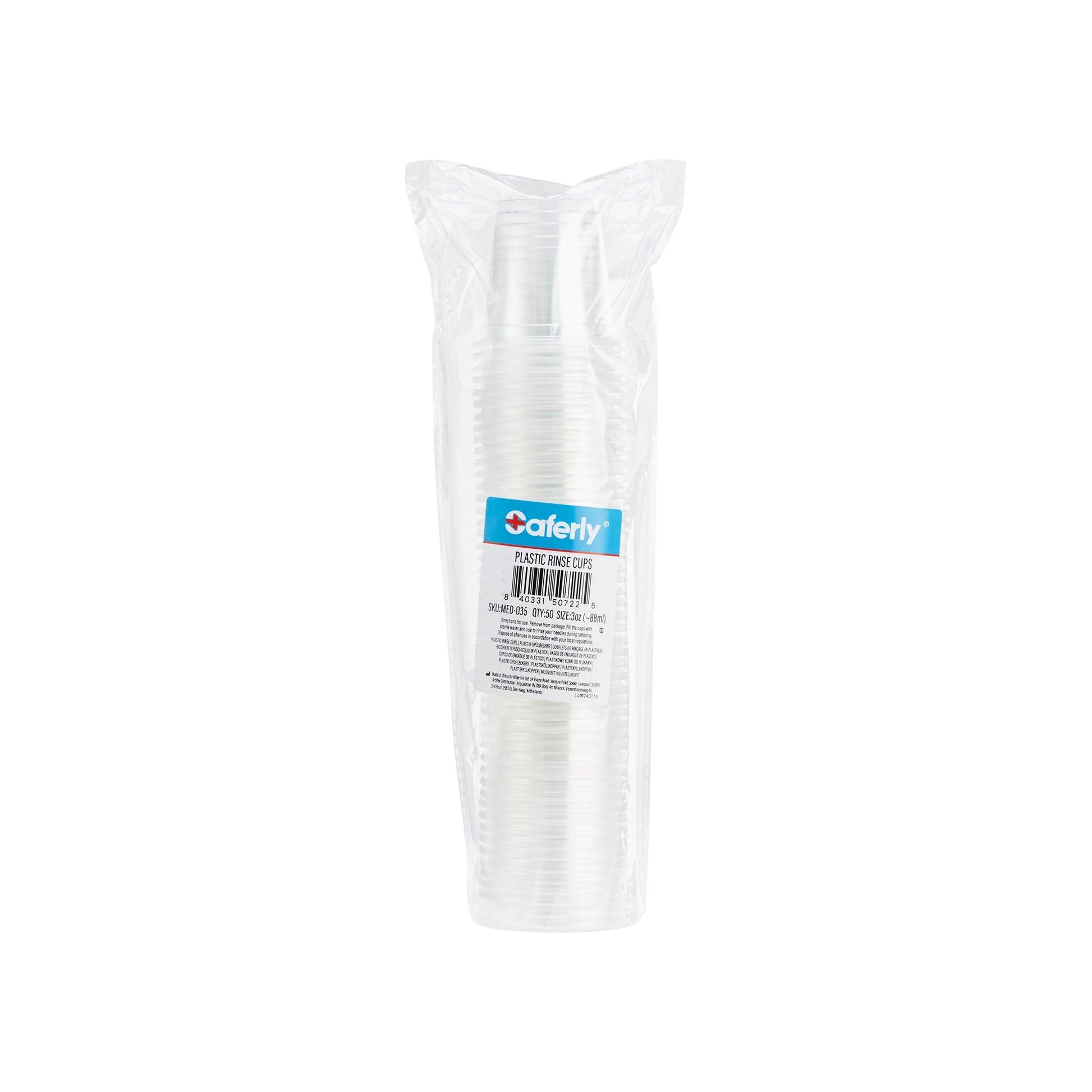 Saferly Disposable Plastic Rinse Cups – Pick Size