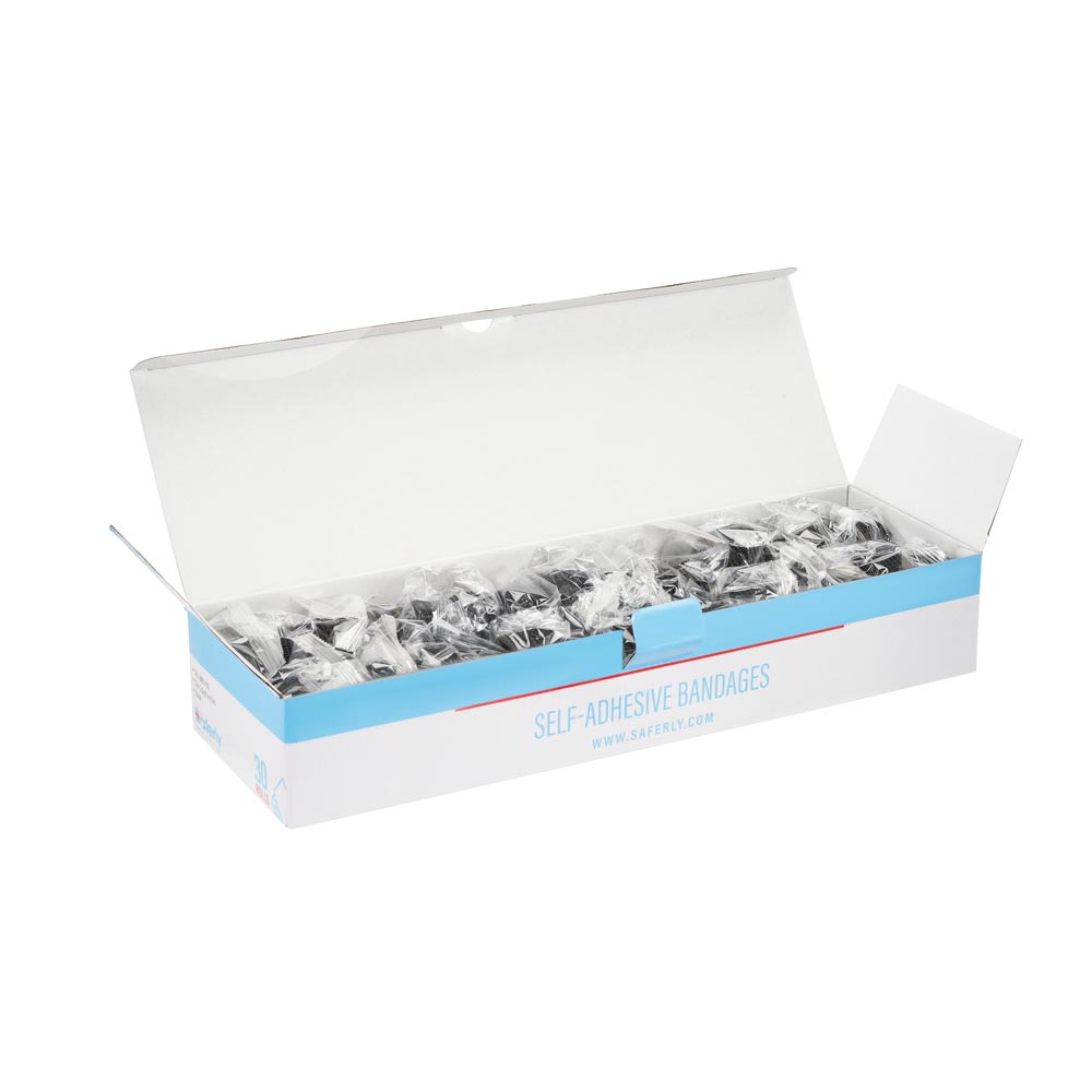 Saferly 1” Medical Cohesive Wrap — Case of 30