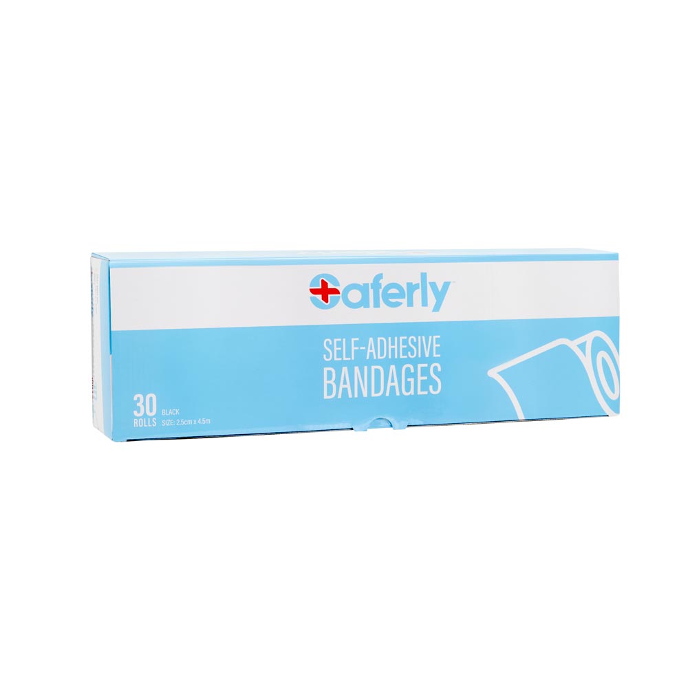Saferly 1” Medical Cohesive Wrap — Case of 30