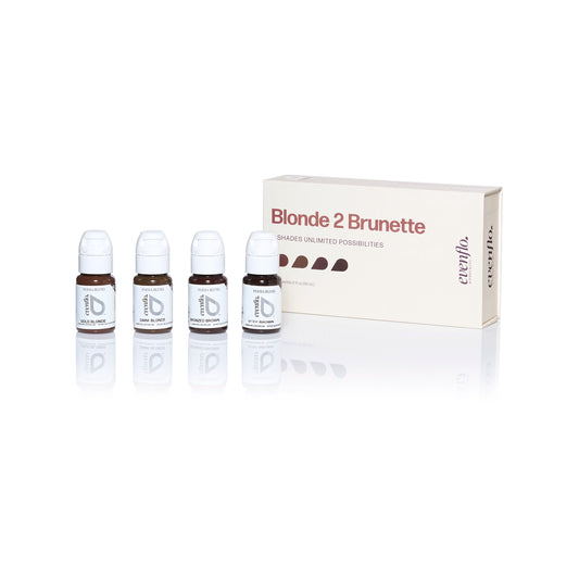 Blonde 2 Brunette Evenflo Colours Set 1/2oz Blonde 2 Brunette Evenflo Colours Set 1/2oz
