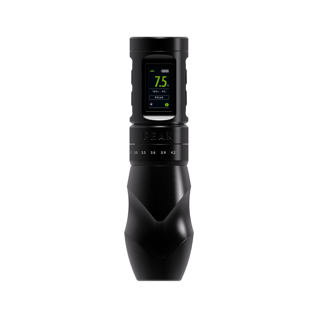 Peak Solice Pro 2 Wireless Tattoo Machine Matte Black Single Battery