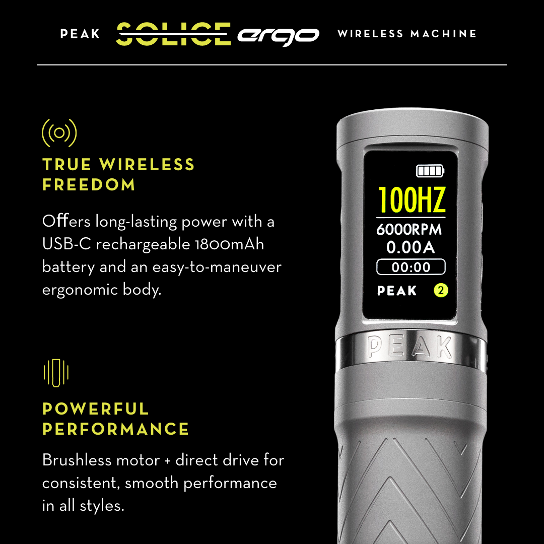 Peak Power Pack for Solice Ergo Darklab Tattoo Supplies Peak Power Pack for Solice Ergo Darklab Tattoo Supplies
