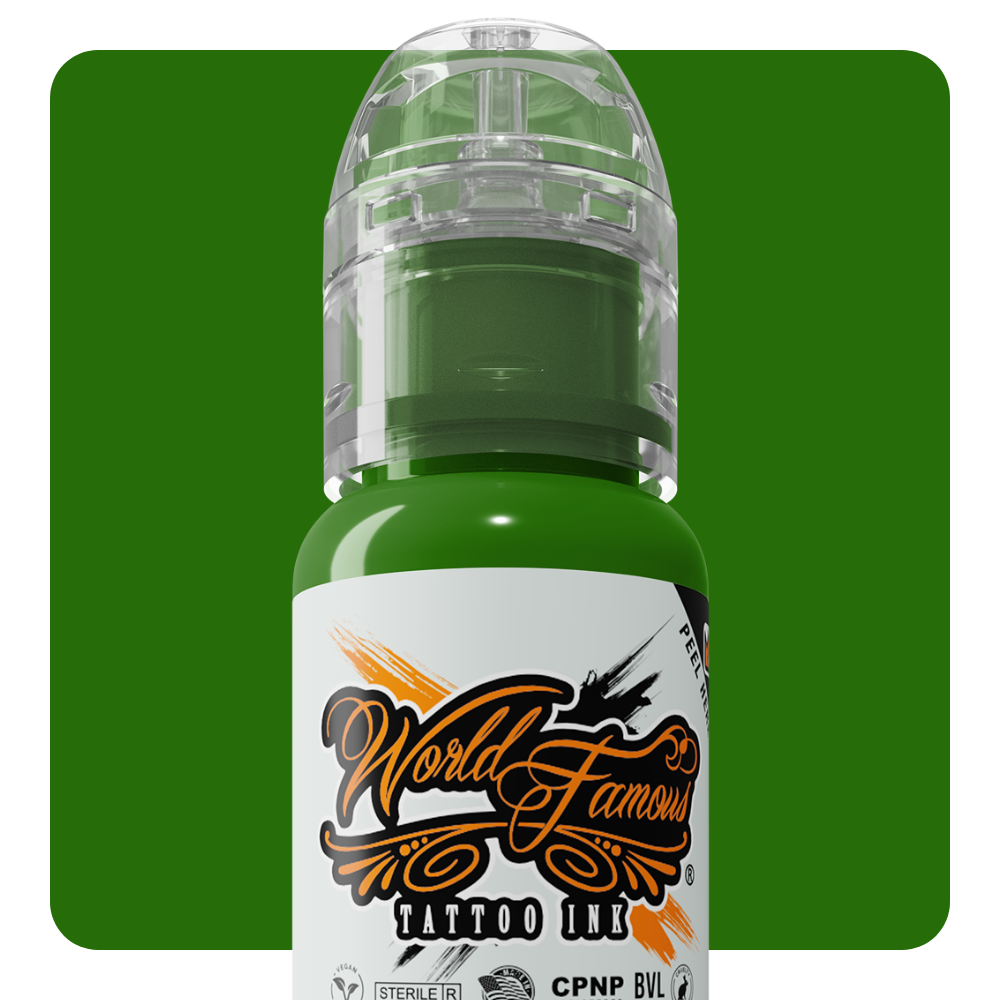 7Color Simple Set — World Famous Tattoo Ink — 1/2oz