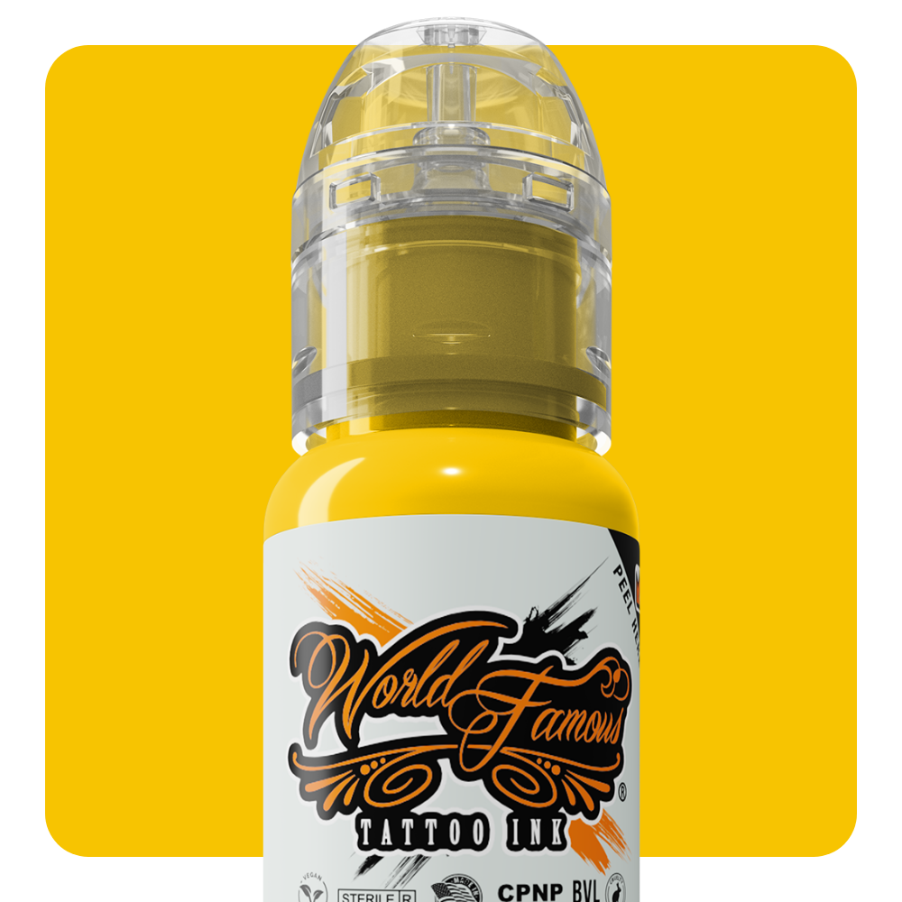 7Color Simple Set — World Famous Tattoo Ink — 1/2oz