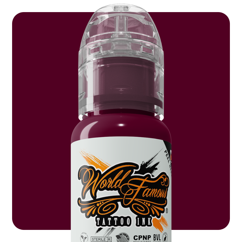 7Color Simple Set — World Famous Tattoo Ink — 1/2oz