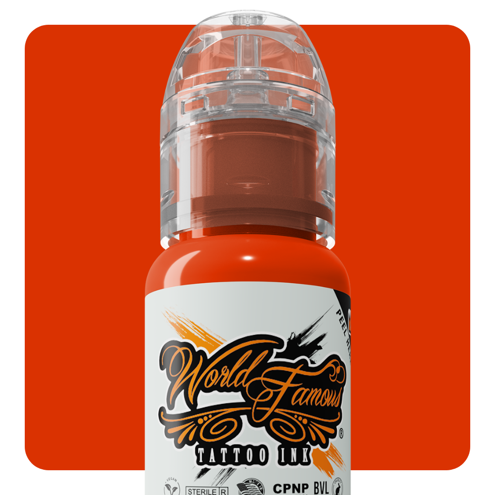 7Color Simple Set — World Famous Tattoo Ink — 1/2oz