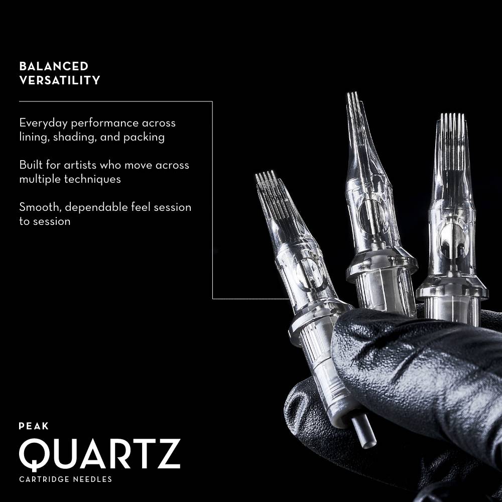 Peak Needles  Quartz  Box of 20 Cartridge Tattoo Needles