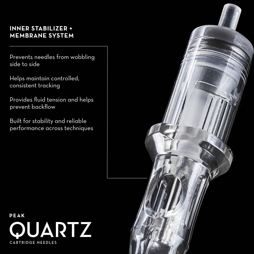 Peak Needles  Quartz  Box of 20 Cartridge Tattoo Needles