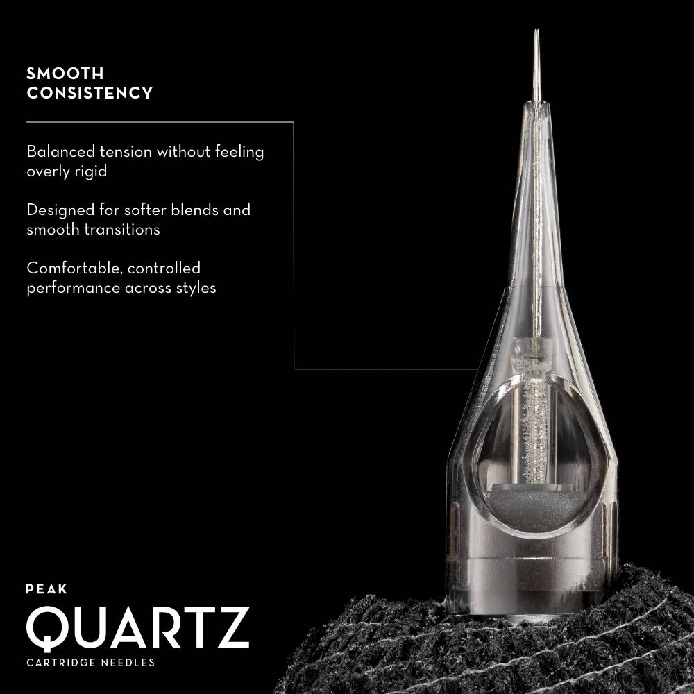 Peak Needles  Quartz  Box of 20 Cartridge Tattoo Needles
