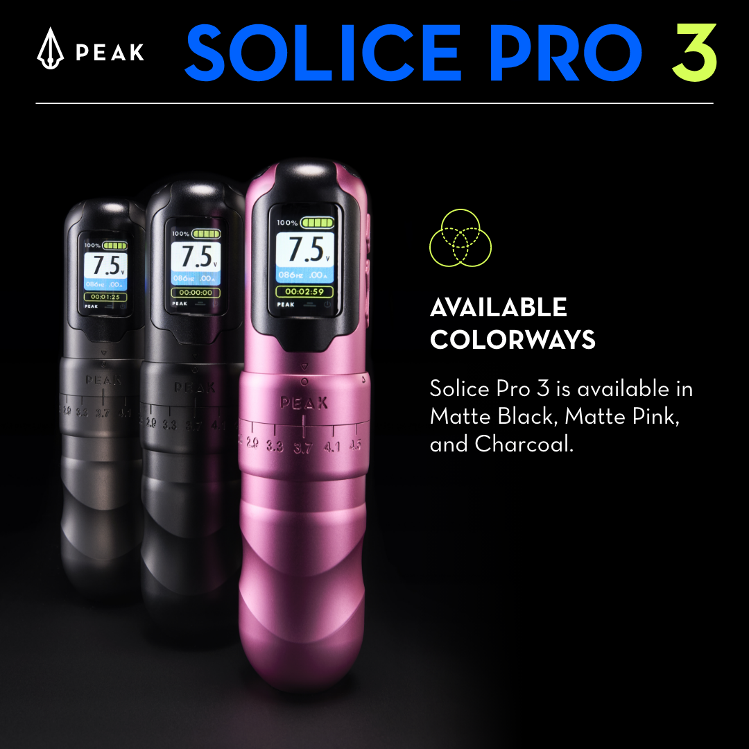 Peak Solice Pro 3 Wireless Machine - Darklab Tattoo Supplies