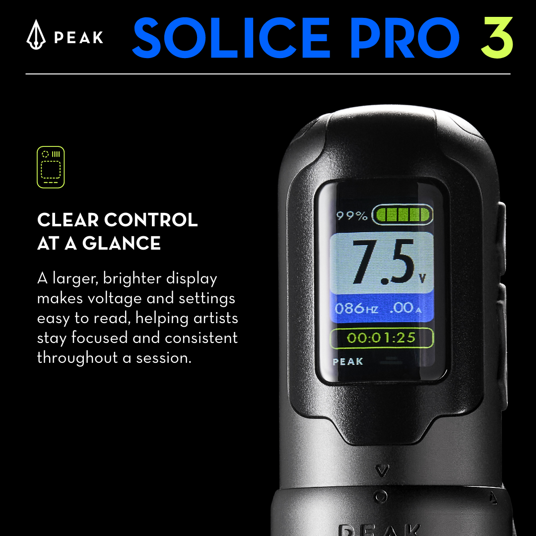 Peak Solice Pro 3 Wireless Machine - Darklab Tattoo Supplies