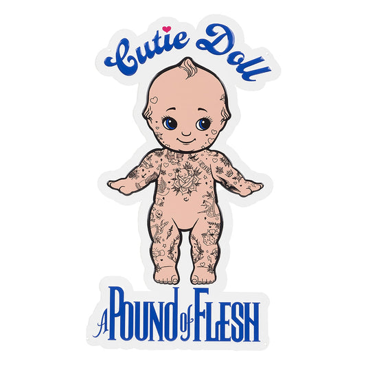 A Pound of Flesh Cutie Doll Tin Tacker — Price Per 1 - Darklab Tattoo Supplies A Pound of Flesh Cutie Doll Tin Tacker — Price Per 1