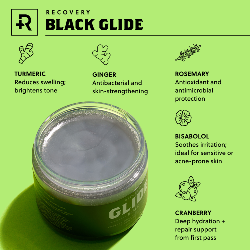 Recovery Black Tattoo Glide - Darklab Tattoo SuppliesRecovery Black Tattoo Glide